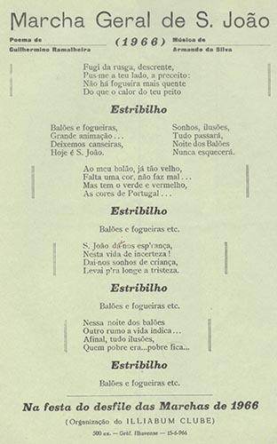 Nos santos populares (en)cante com poesia popular