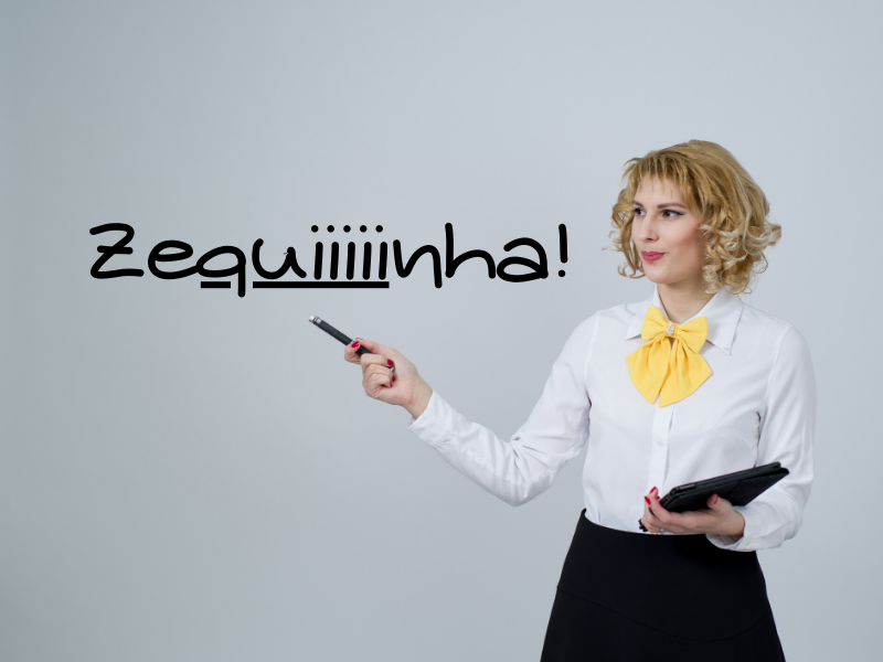 Quem sabe ler "Zéquinha" com acento?