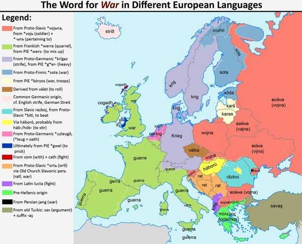 Guerra, uma palavra germânica