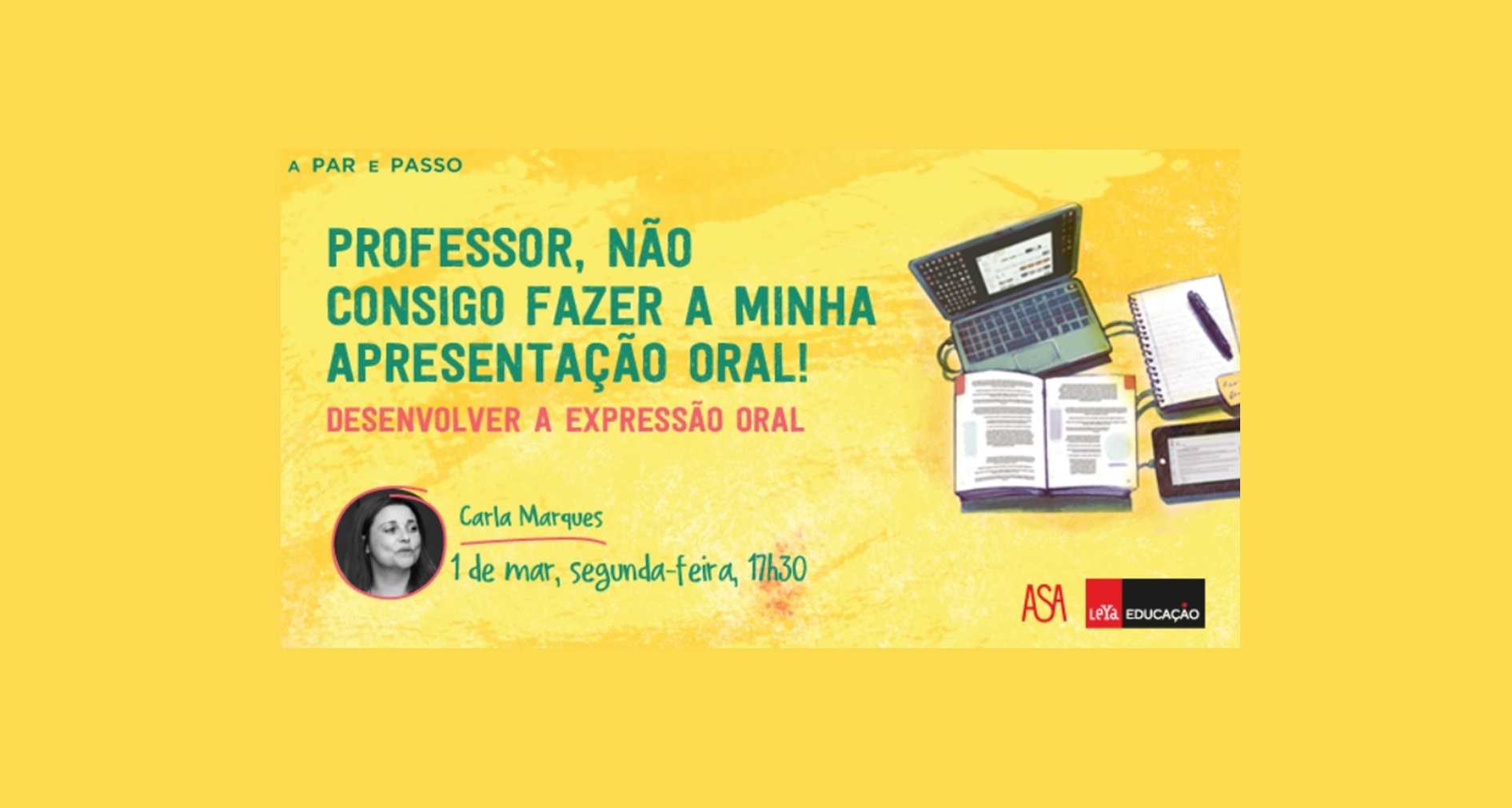 Um webinário sobre oralidade