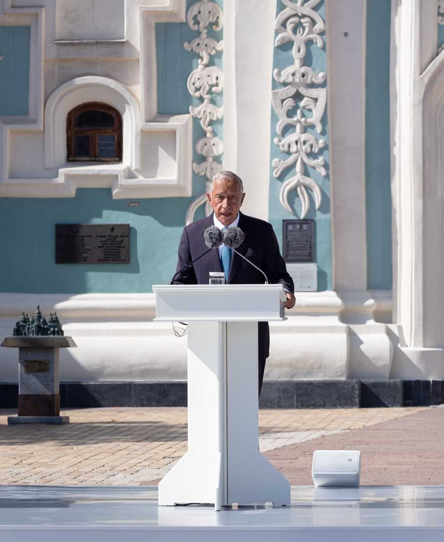 Marcelo e o discurso em ucraniano