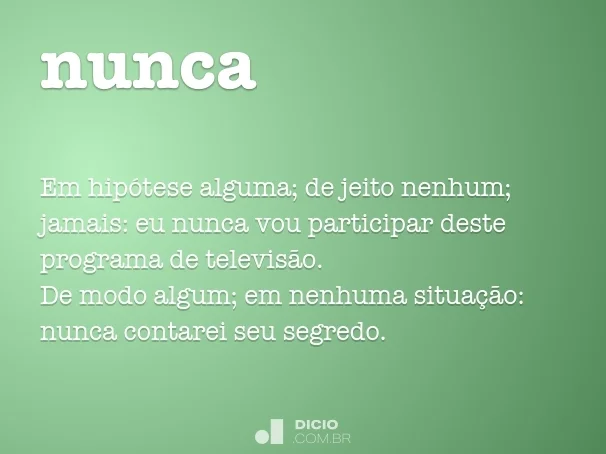 <i>Nunca</i>