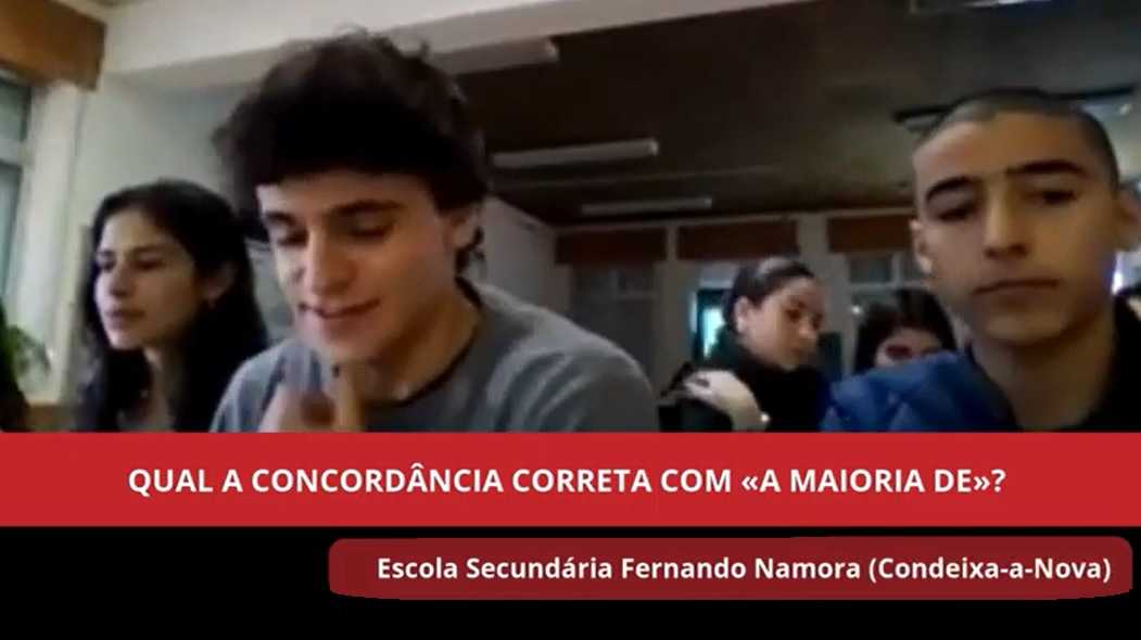 Vídeo 15 – A concordância com «a maioria de...»