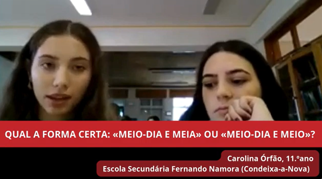 Vídeo 17 – Qual a forma certa: «meio-dia e meia» ou «meio-dia e meio»?