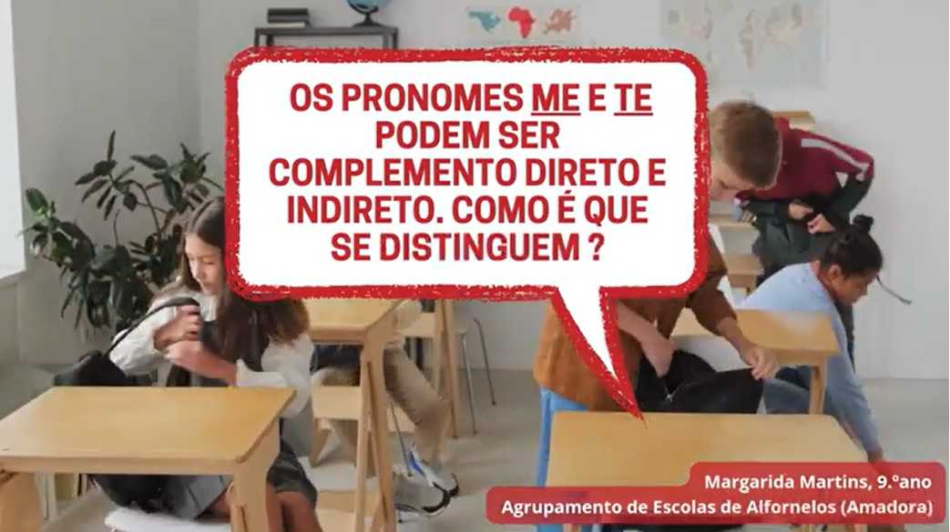 Vídeo 20 – Os pronomes <i>me</i> e <i>te</i> podem ser complemento direto e indireto?