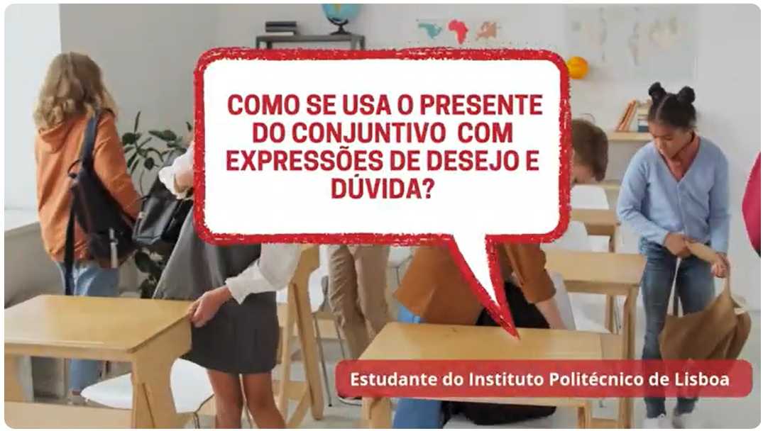 Vídeo 23 – Como se usa o presente do conjuntivo com expressões de desejo e dúvida?