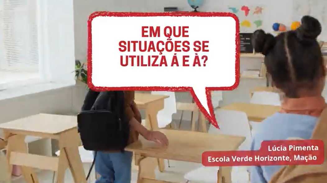  Vídeo 30 – Em que situações se utiliza <i>á</i> e <i>à</i>?